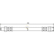NAPA Brake Hydraulic Hose Line Rear NBH1423