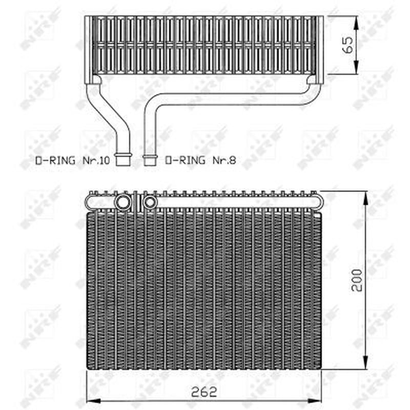 NRF Air Conditioning Evaporator 36099
