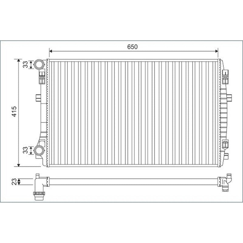 Valeo Engine Radiator 701129