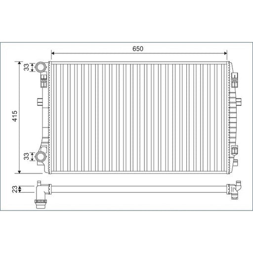 Valeo Engine Radiator 701129