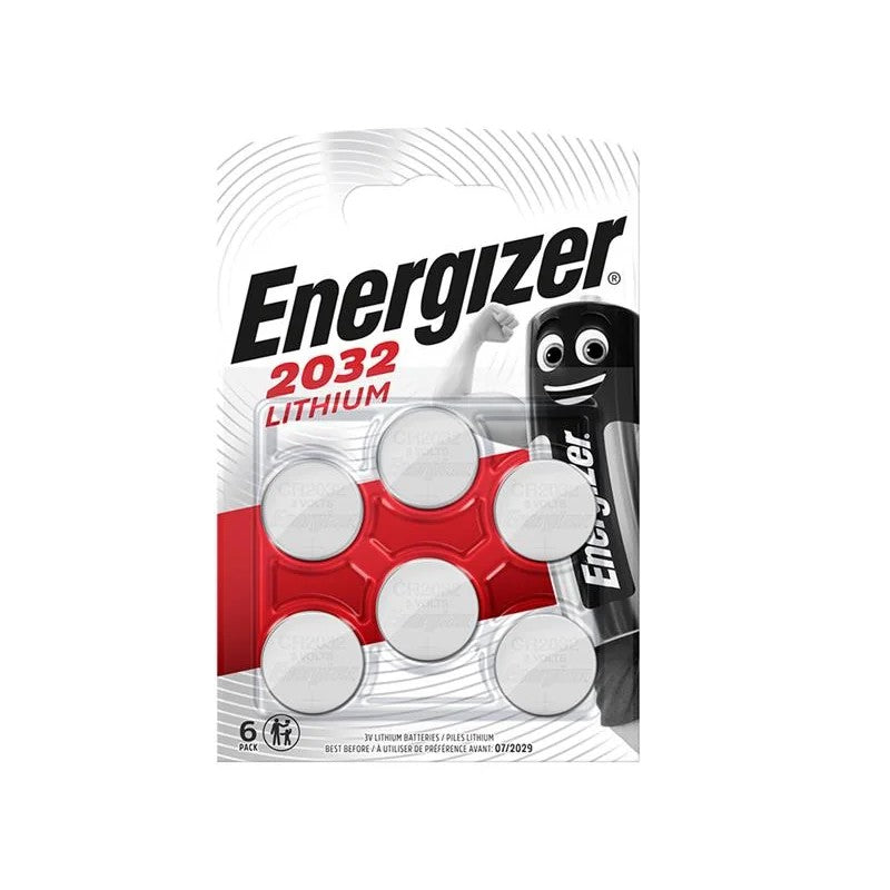 Energizer® CR2032 Lithium Coin Cell x 6 S9086 - S9086