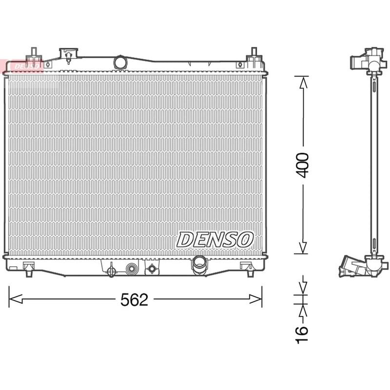 Denso Engine Radiator DRM40046