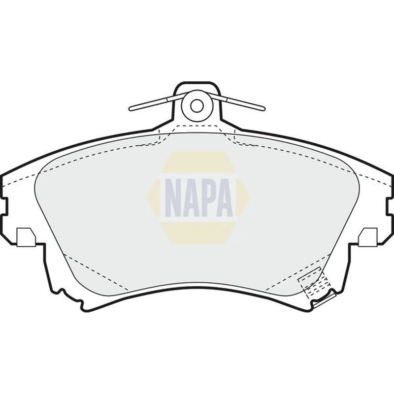 NAPA Front Brake Pad Set NBP1231