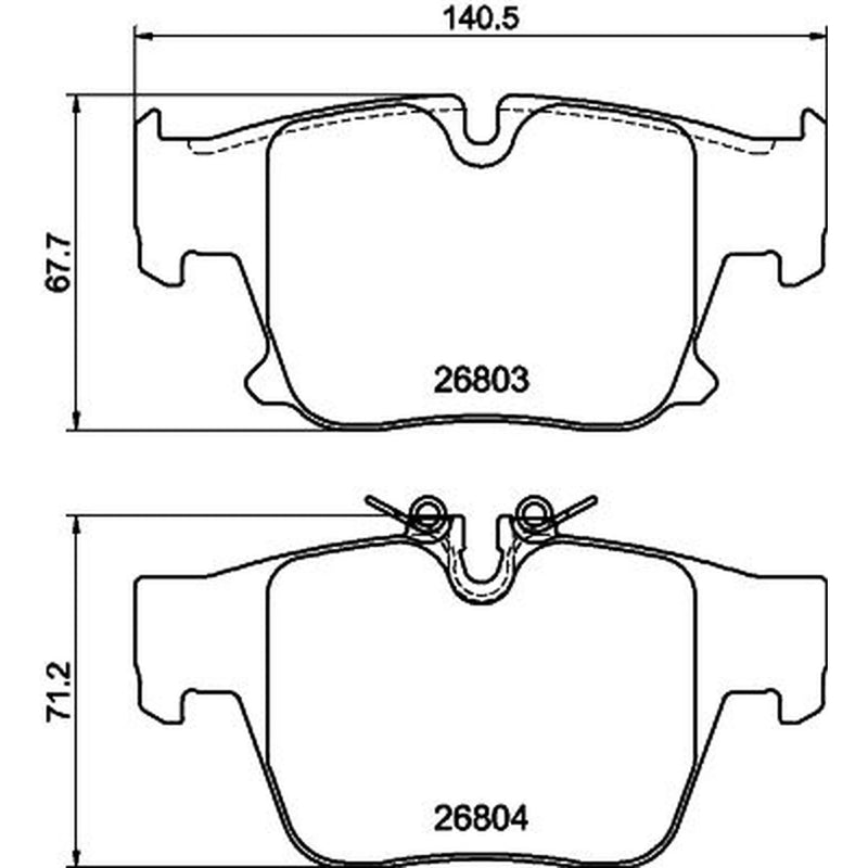 Mintex Rear Brake Pad Set MDB4378