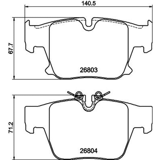 Mintex Rear Brake Pad Set MDB4378