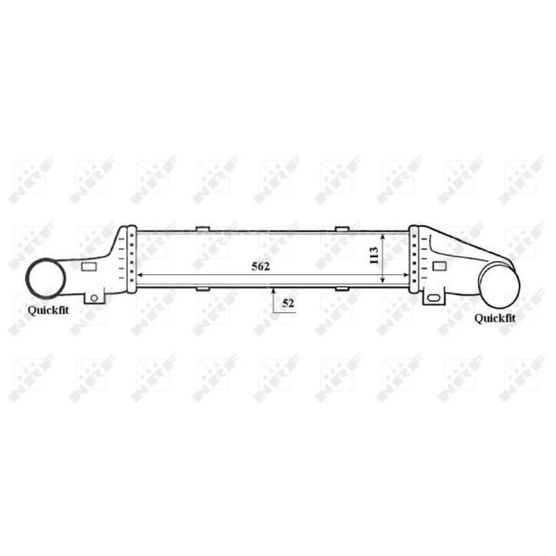NRF Intercooler (Charge Air Cooler) 30420