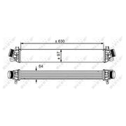 NRF Intercooler (Charge Air Cooler) 30540
