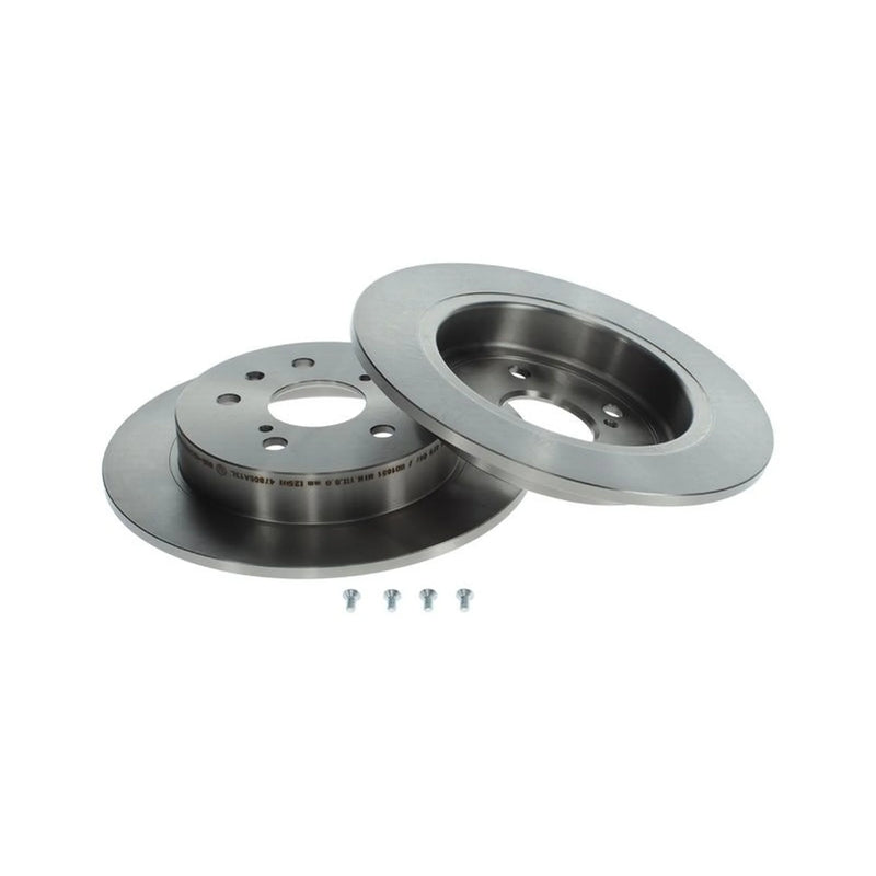 Bosch 2 x Solid Rear Brake Discs 0 986 479 047