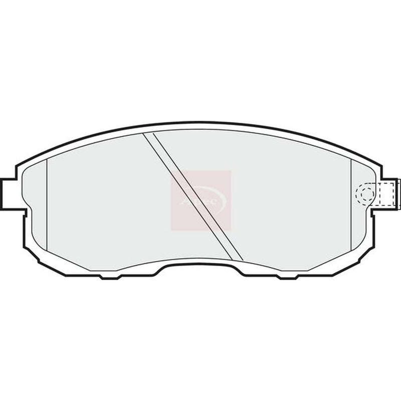 Apec Front Brake Pad Set PAD742