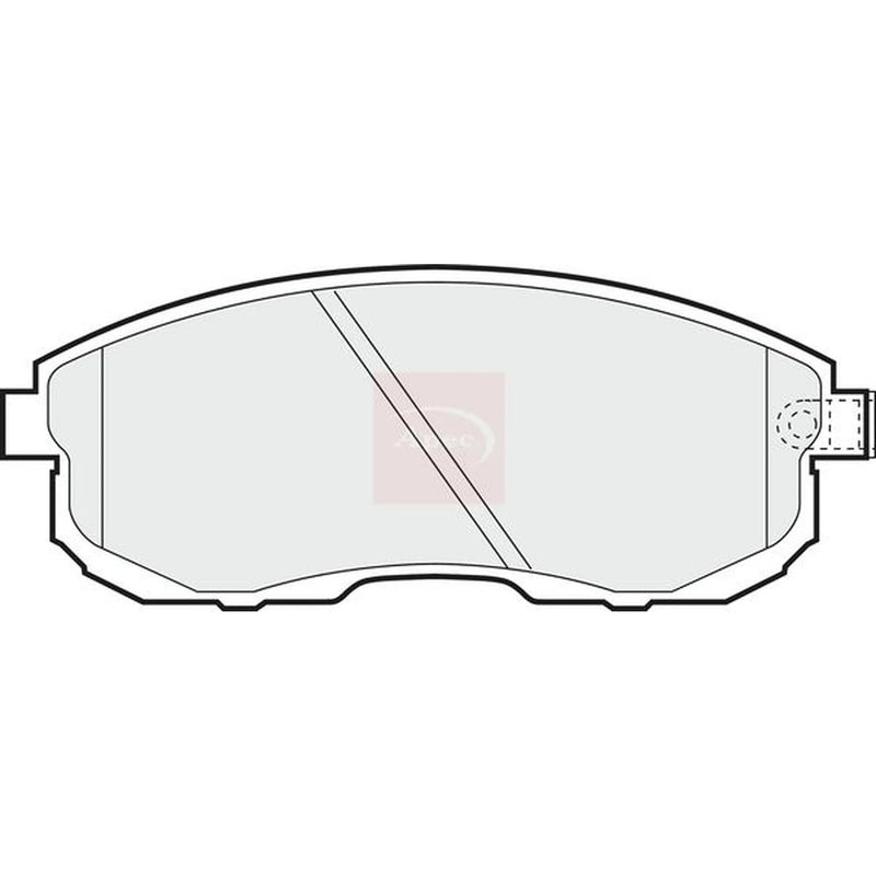 Apec Front Brake Pad Set PAD742