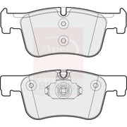 Apec Front Brake Pad Set PAD1875B