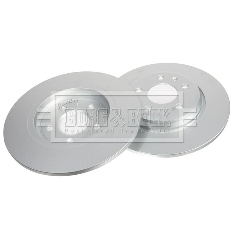 Borg & Beck 2 x Solid Rear Brake Discs BBD5462