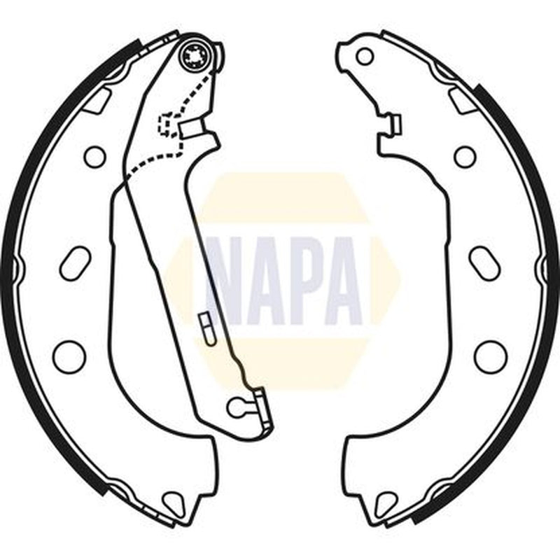 NAPA Brake Shoe Set Axle Kit NBS1051