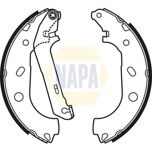 NAPA Brake Shoe Set Axle Kit NBS1051
