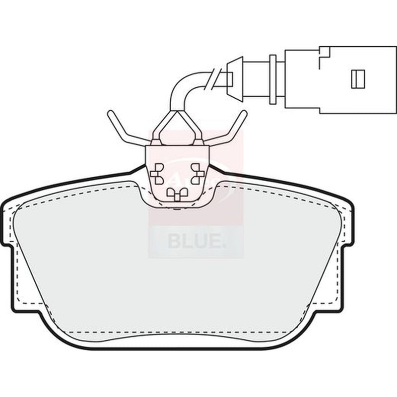 Apec Rear Brake Pad Set PD3895