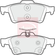 Apec Rear Brake Pad Set PAD1822