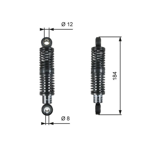 Gates V-Ribbed Belt Vibration Damper Auxiliary Drive Pulley Damp T39265