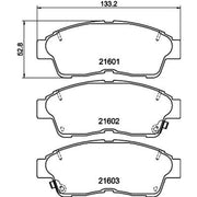 DON Front Brake Pad Set PCP1168