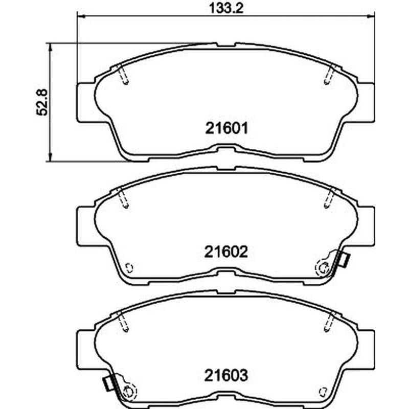 DON Front Brake Pad Set PCP1168