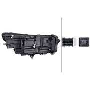 Hella Headlight Headlamp LED Left 1LX 015 368-131