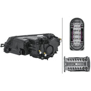 Hella Headlight Headlamp LED Right 1EX 354 855-021