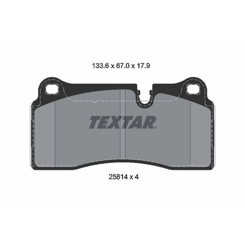 Textar Rear Brake Pad Set 2581401