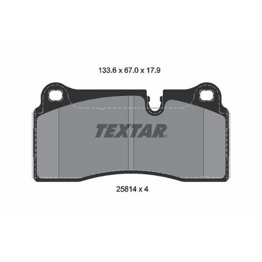 Textar Rear Brake Pad Set 2581401