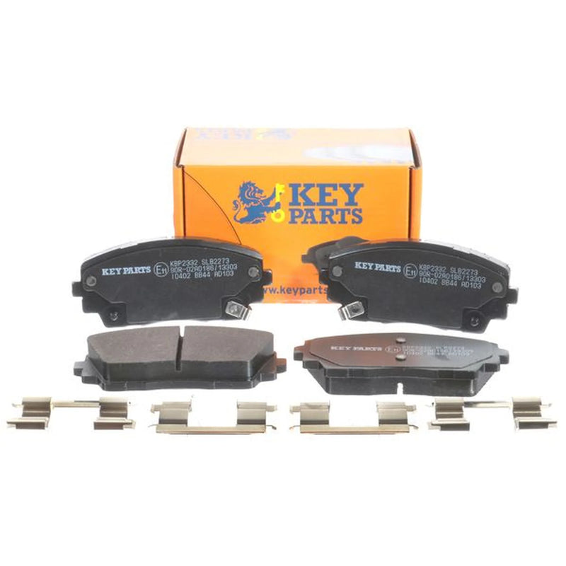Key Parts 4 x Front Brake Pad Set KBP2332
