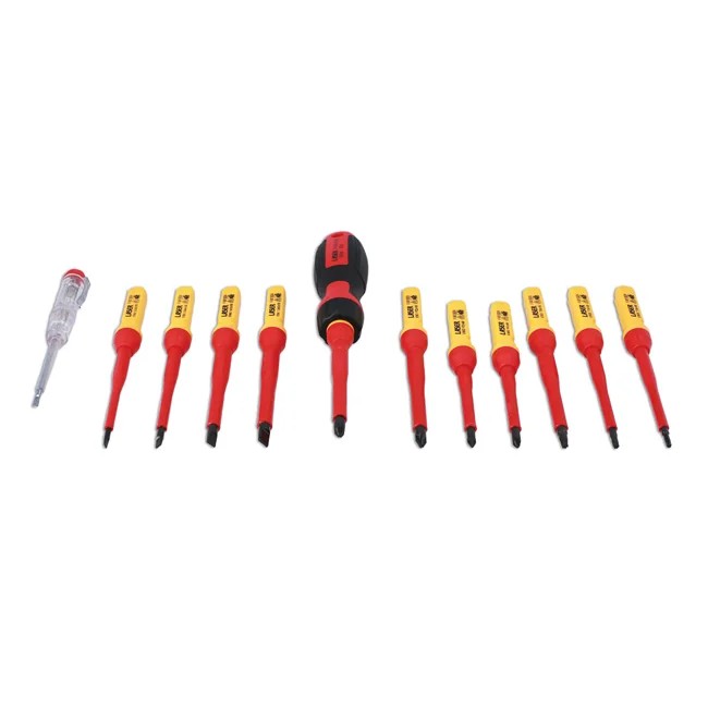 Laser Tools Insulated Screwdriver Set 13pc - PL