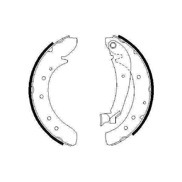 Genuine Bosch Brake Shoe Bs772 Fits Citroen Dispatch Hdi - 1.6 - 07-16 098648752 Bosch  - Town Parts