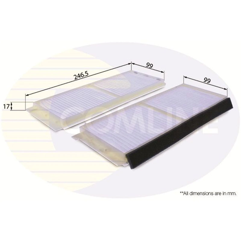 Comline Cabin Air Filter (Pollen Filter) EKF269