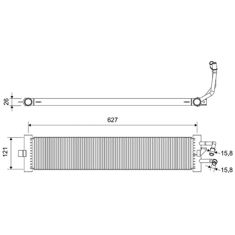 Valeo Engine Radiator 701461