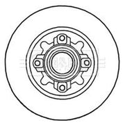 Borg & Beck 2 x Solid Rear Brake Discs BBD5841S