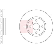 Apec 2 x Front Brake Discs DSK2517