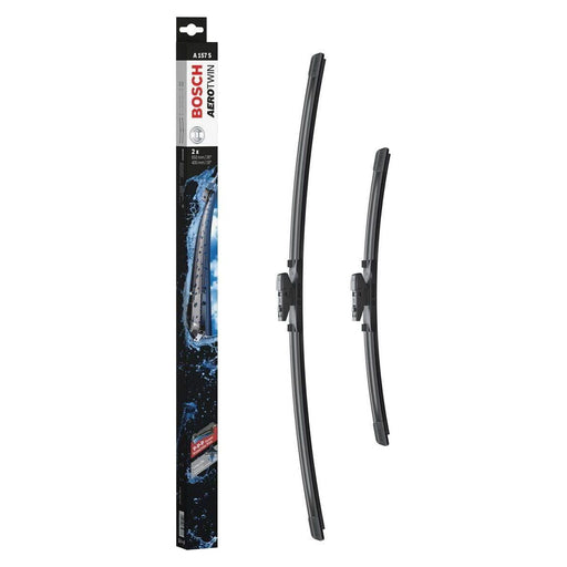 Bosch Aerotwin Front Windscreen Wiper Blades Set A157S Bosch  - Town Parts