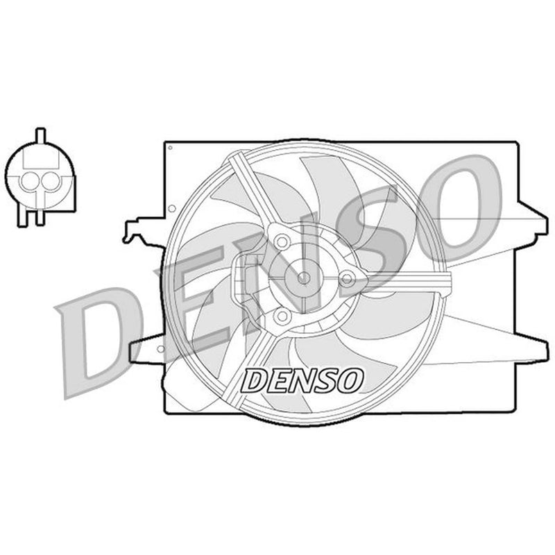 Denso Engine Cooling Fan DER10004