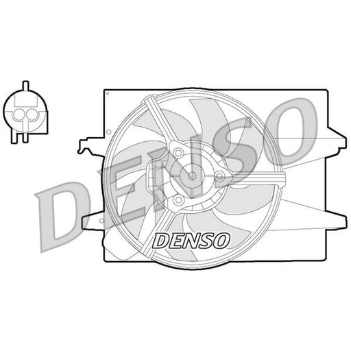 Denso Engine Cooling Fan DER10004