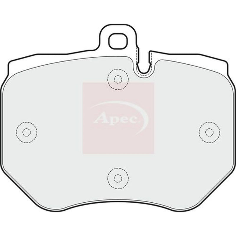 Apec Front Brake Pad Set PAD1720