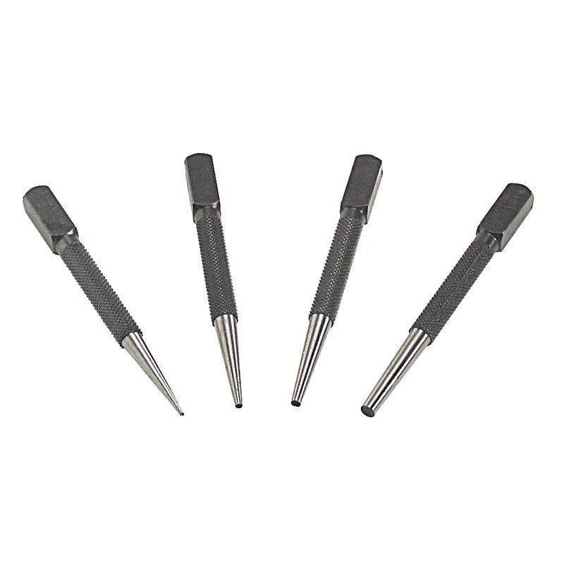 Priory 66SN4 Nail Punch Set 4 Piece - PRI66SN4