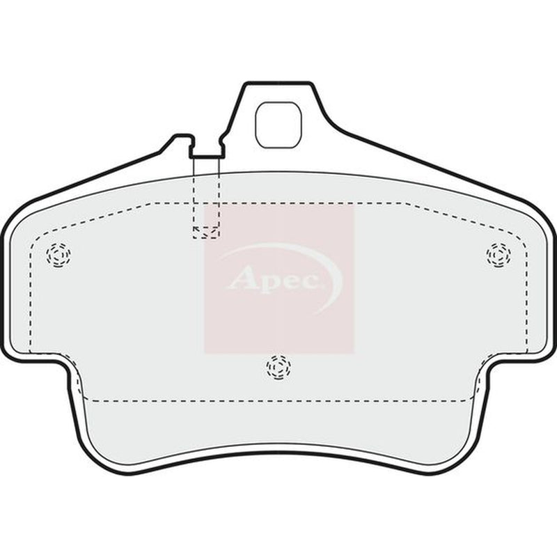 Apec Front Brake Pad Set PAD1407