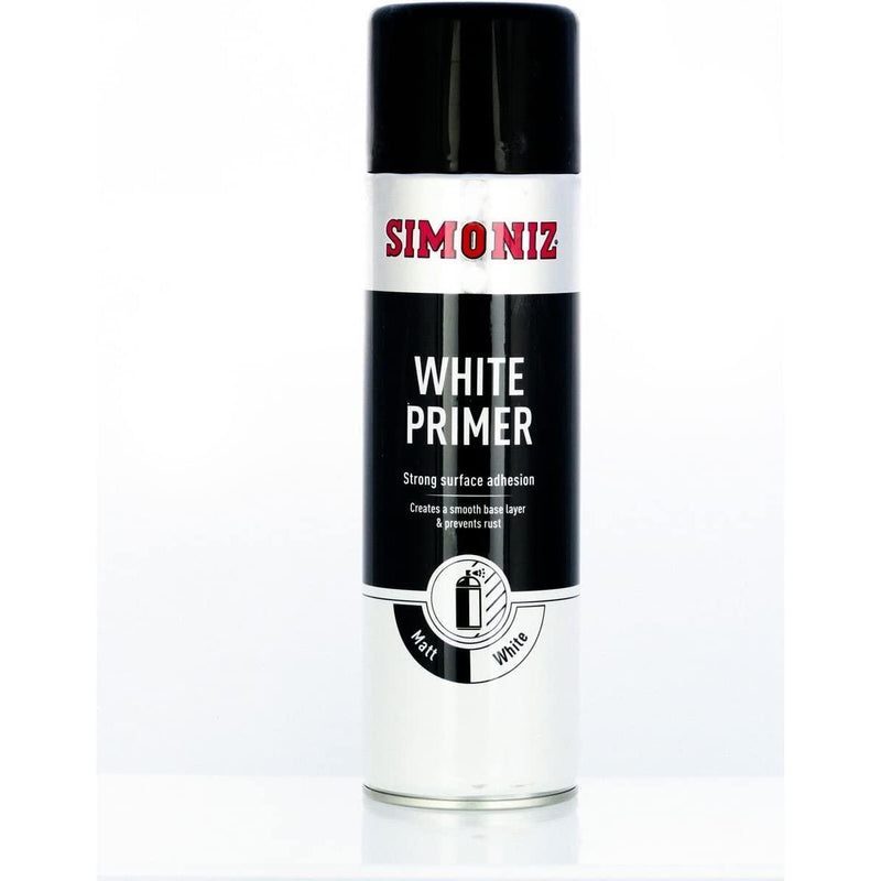 Simoniz Acrylic Primer Spray Paint 500ml White