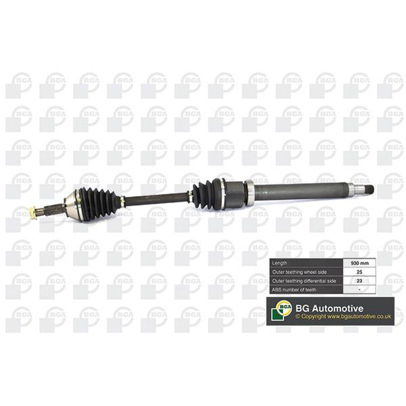BGA CV Drive Shaft Driveshaft Front Right DS2301R