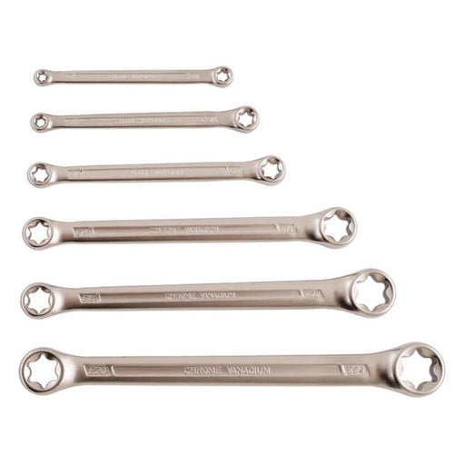 Laser Tools Star Ring Spanner Set 6pc - PL