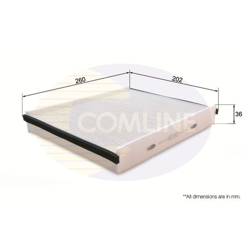 Comline Cabin Air Filter (Pollen Filter) EKF375