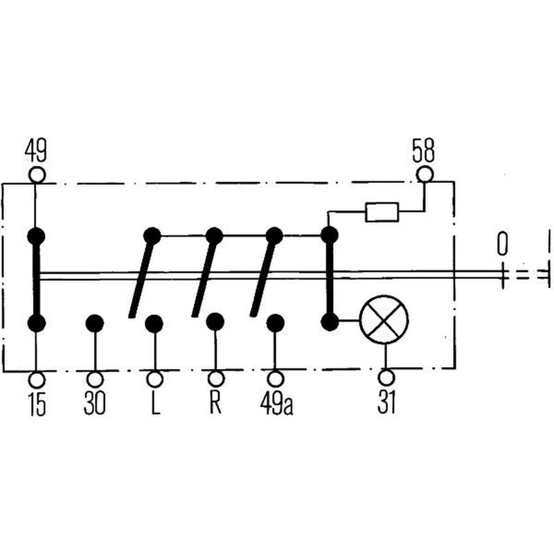 Hella Hazard Warning Light Switch Connectors 6HF 003 916-011