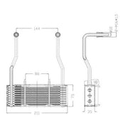 NRF Engine Oil Cooler 31068