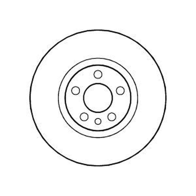 Abtex 2 x Vented Front Brake Discs BD1082V
