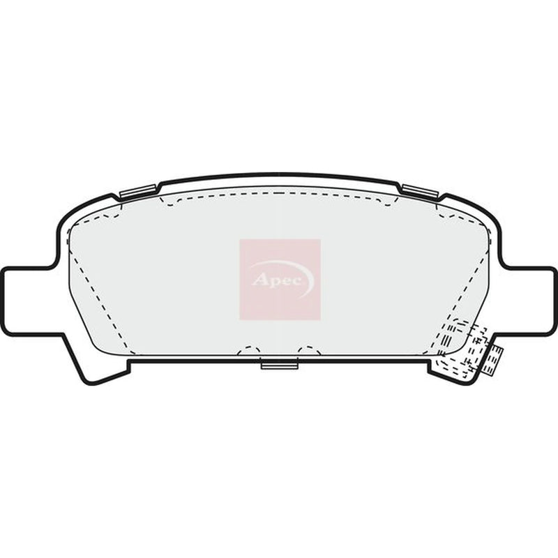 Apec Rear Brake Pad Set PAD1143