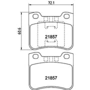 Mintex Front Brake Pad Set MDB1806