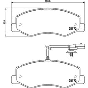 Mintex Rear Brake Pad Set MDB3095